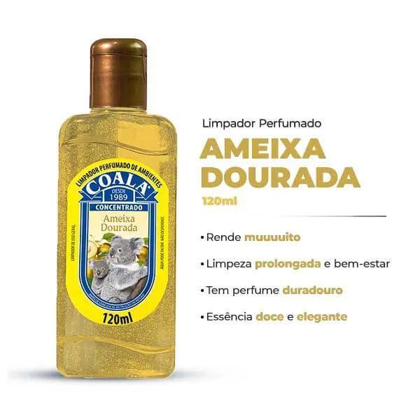 ESSÊNCIA LIMPADORA CONCENTRADA COALA AMEIXA DOURADA 120ml
